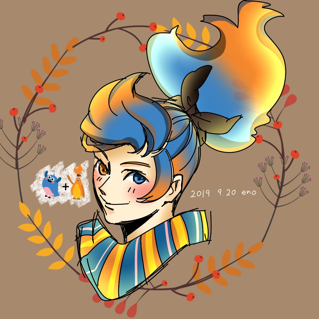 #otto #axel #ottelchallenge ‪@sonysketch‬ 秋なので🍁