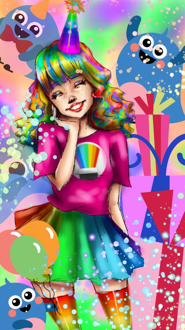I don't have much time to draw so i drew just a lil doodle :V #sketchbday