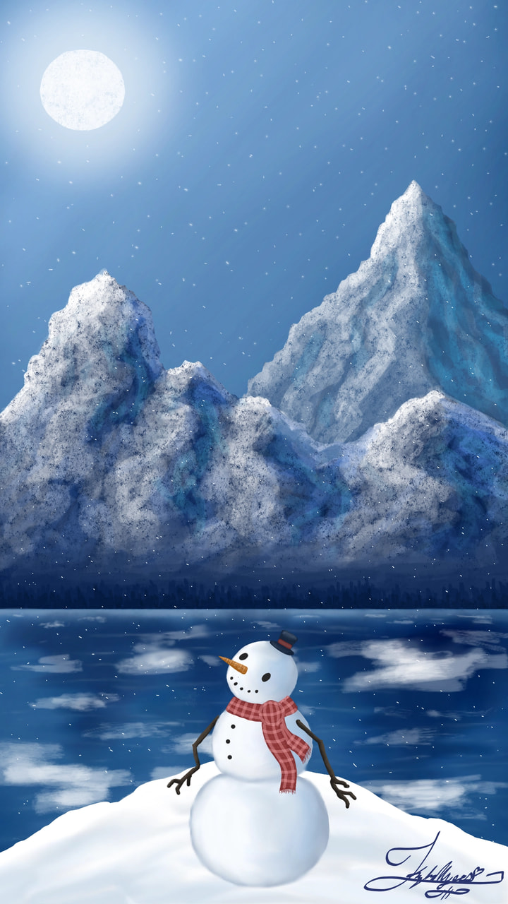 Thanks for the feature! Made entirely in sketch, follow for more art! I have big plans coming 2019!😁🙏🏼❤#wintercreature#fridayswithsketch#sketch#sonysketch#Christmas#christmas2018#snow#Nature#otto#doodle#art#blue#Furry#fnaf#pony