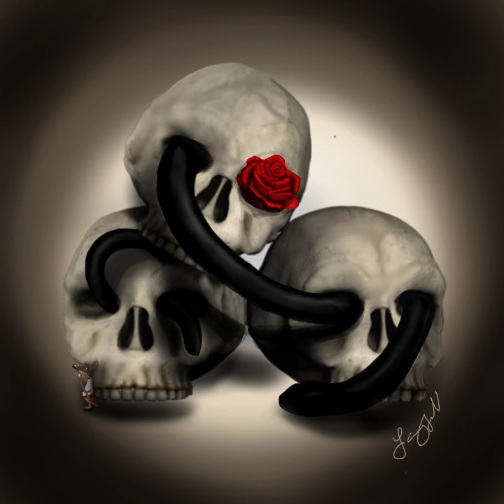 #fridayswithsketch #diademuertos #skulls #skull #snake #rose #tammyfeatured #tammysfavorites