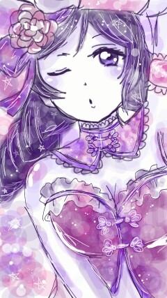 💜❤#purplechallenge #colorweek #dailydecember #nozomi #lovelive #llowl ❤💜