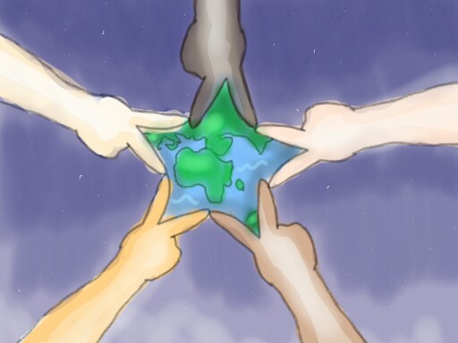 #peace on earth. We are all human! :v #sketch ( Edit: I'M IN FEATURED!) (Edit after edit: 1000 LIKES, AAAAAAAAAAAAAAAAA.)