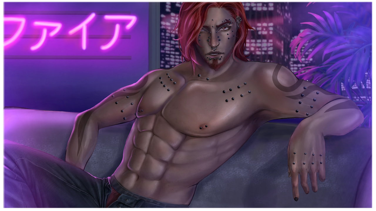 It's #KalaiOC :D and all his piercings, well only the visible ones. He's got 173 total.  👌  #lac