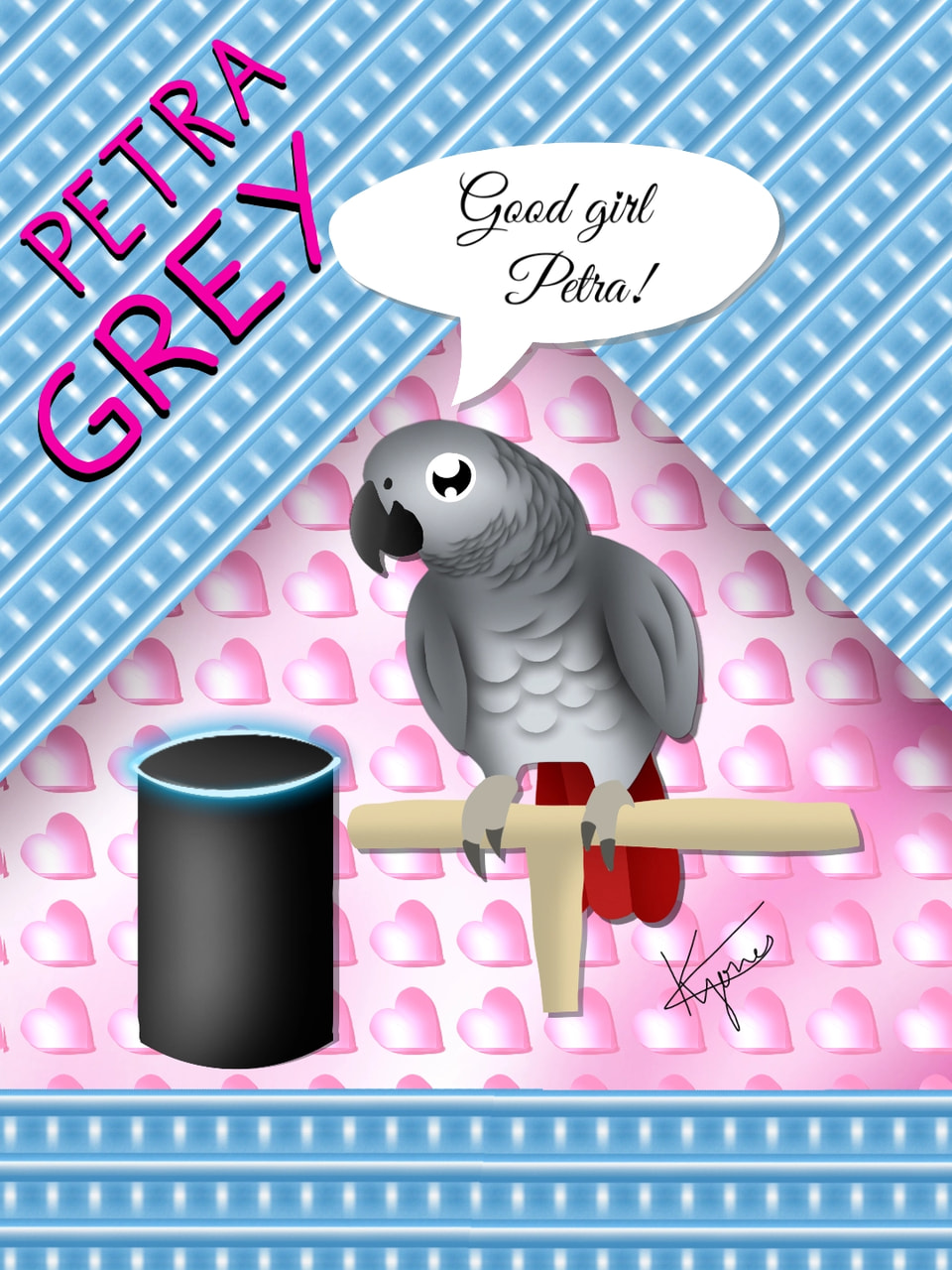 #fridayswithsketch #youtubefanart #parrot #cute #youtuberfanart #YouTube #bird #alexa