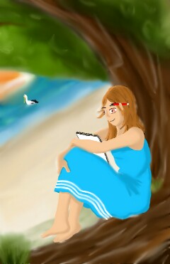 #myplacetosketch my local beach where the serenity brings out another side to my sketches. Hope you like, I don't normally blend as you can tell, so... #fridayswithsketch ‪@sonysketch‬