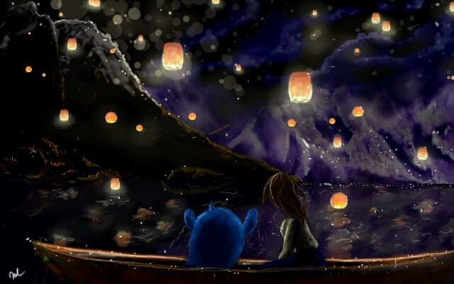 💙#4stepstoz4🌌 #sonysketch🌌  #meandotto 🌄 ‪@sonysketch‬ 🐇Happy Birthday, Otto 💙it's my little present for you 🌌🌠