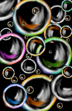 BUBBLES! Bubble bubble bubble... #bubble #background well Idk why I did this but #quick #sleepy Gn, finally some sleep after a double shift XD #googleplay