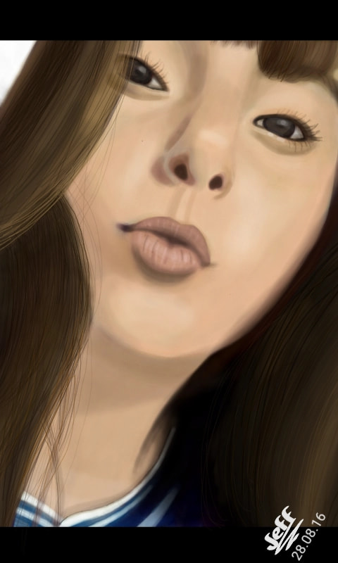 My friend (Made on Sony Sketch) #fridayswithsketch #myBFF #old