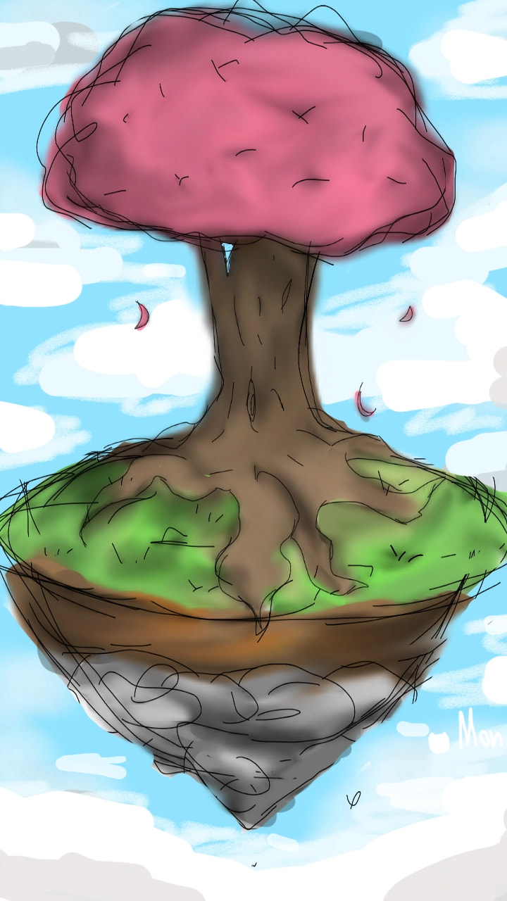 #springchallenge #fridayswithsketch #sakura #sky #tree I saw it in my dream.. So..I tried.. ‪@sonysketch‬