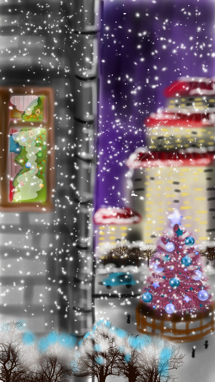 Долг рисовала #holidaycard