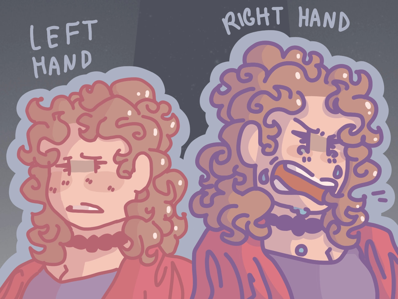 This is a really good challenge??? #LeftAndRight #fridayswithsketch #musical #intothewoods ‪@sonysketch‬