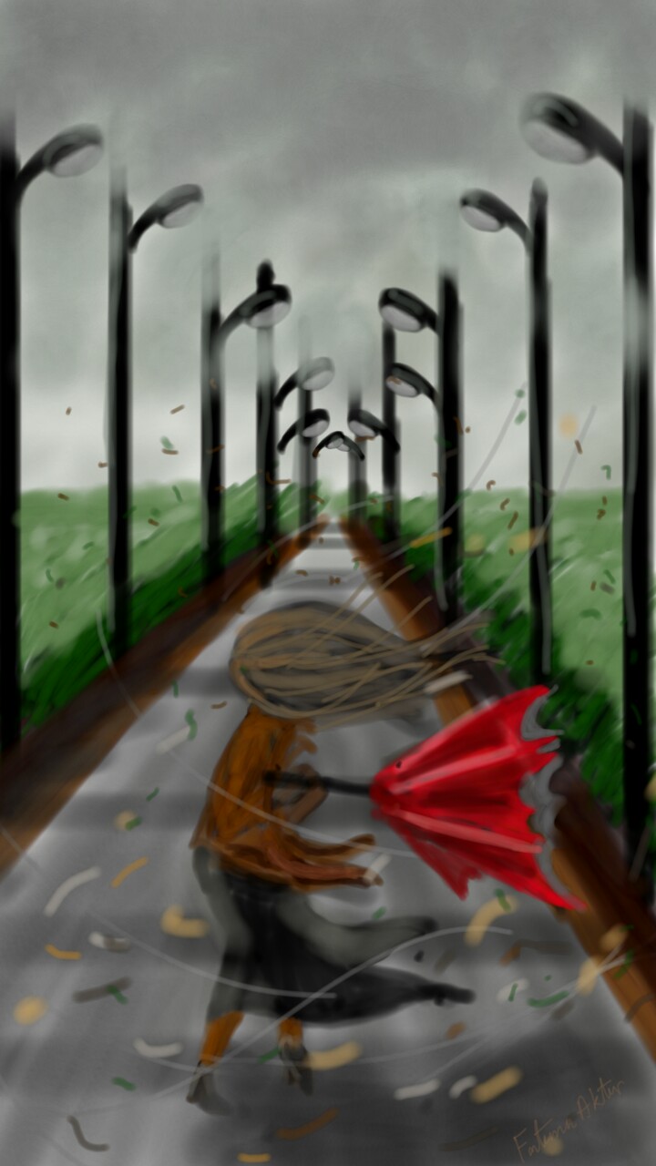 #A #windy #day #mycrazymoment #sonysketch #fridayswithsketch