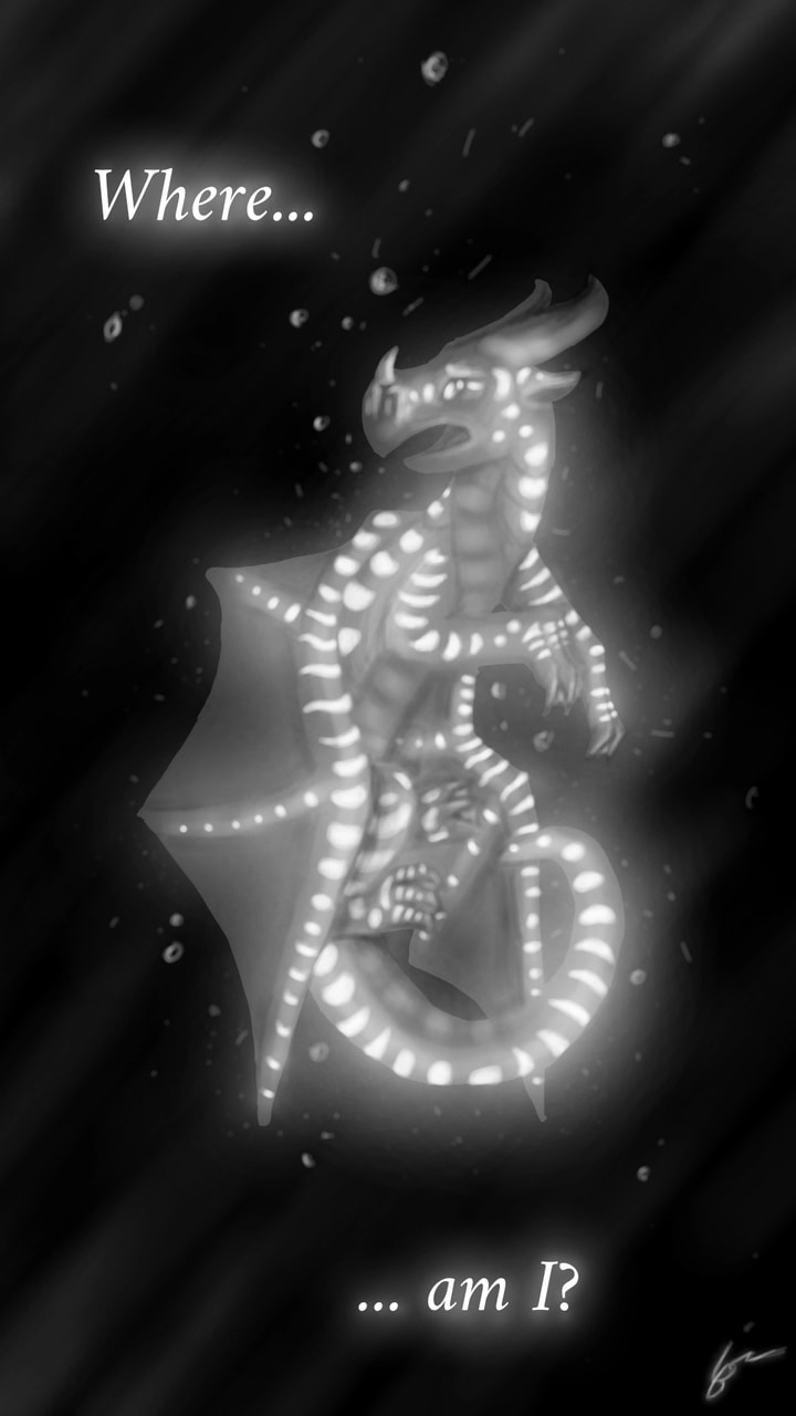 Feel the deep. #blackandwhitechallenge #blackandwhite #wof #wingsoffire #tsunami #dragon #abyss #sad #drawnonsketch