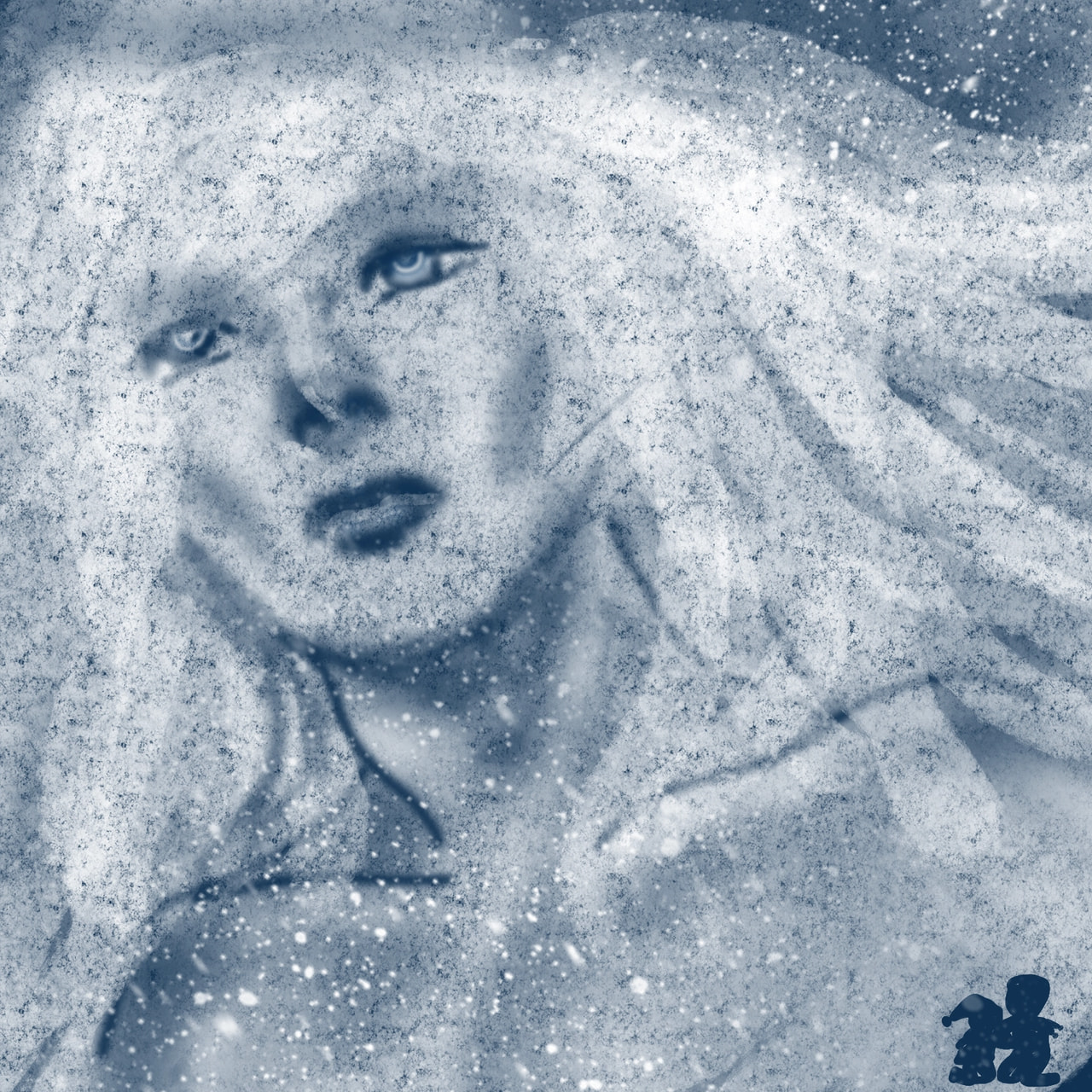 自分はcreature物が大の苦手です💦さっと描いてこれで終わり😅冬将軍てとこかしら？ #wintercreature #fridayswithsketch #sonysketch #100PercentSketch