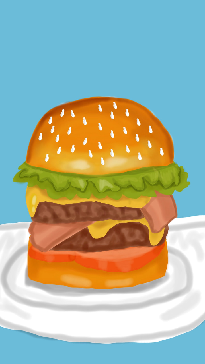 My favorite food, yes I'm american,  #sonysketch #myfavoritefood #fridayswithsketch