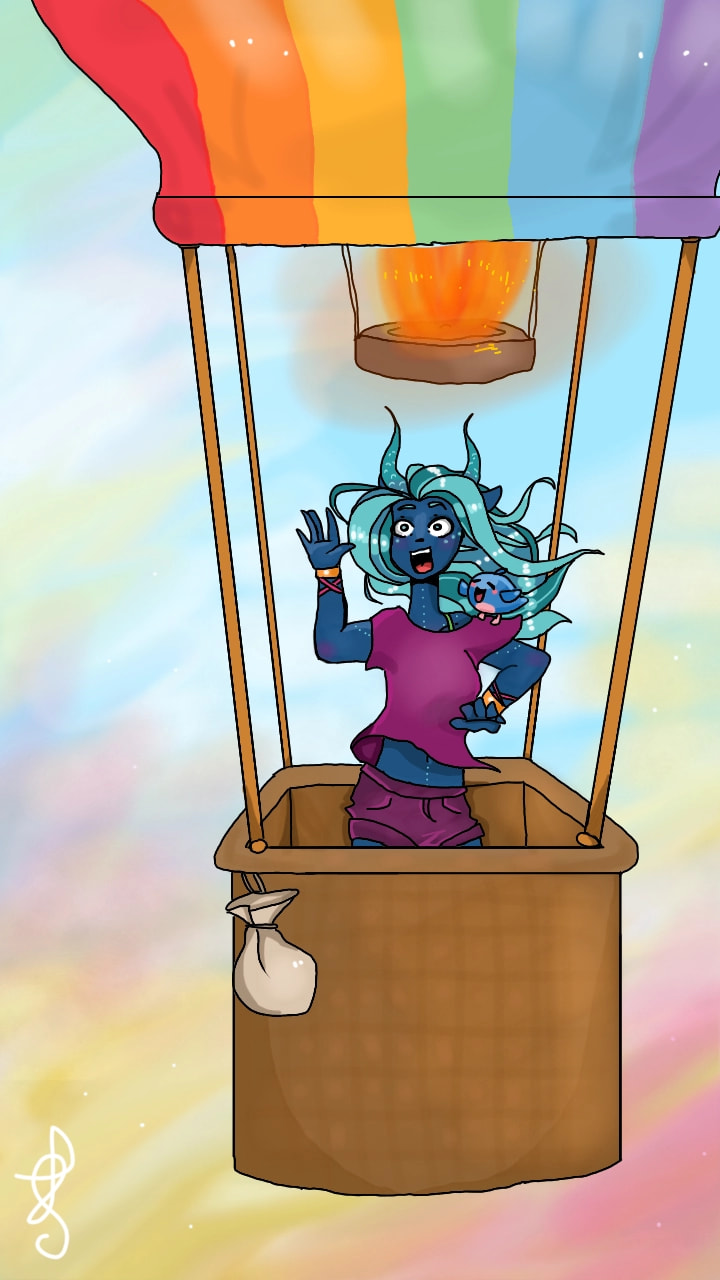 Don't worry Otto! My OC Ithi will come and save you! #HelpOtto #sketchchallenge #ithi