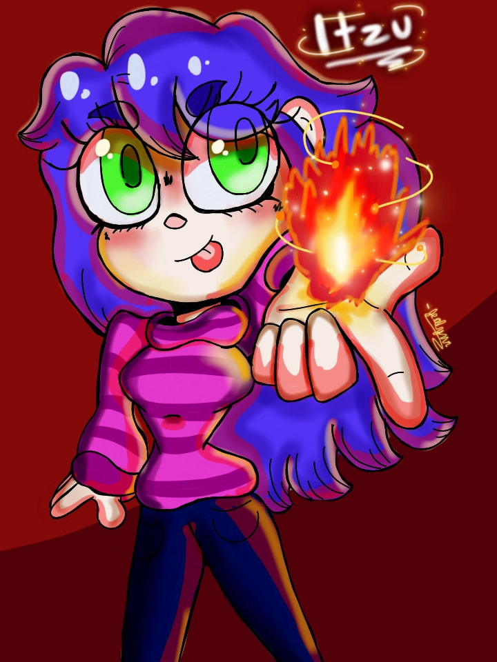 #mygift #fridayswithsketch #fire #itzufanart ‪@Itzu‬ a yee, I know I'm late, but I gave it my all :P Edit:  OH MY GOSH OH MY GOSH IT'S FEATURED THANK YOU THANK YOU!!!!! :DDDDDDDDDDDD