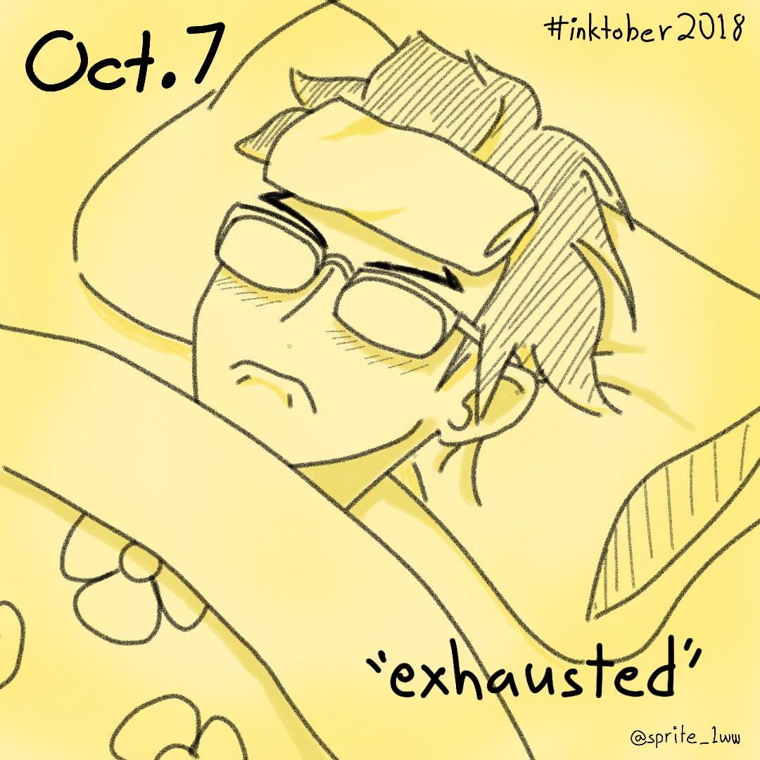 Inktober: Day 7 - Exhausted (t.me/sprite_1ww/111)

This is me right now.

#inktober #inktober2018 #exhausted #僕のヒーローアカデミア #飯田天哉 #myheroacademia #iidatenya #phoneart #madeinsketch #sonysketch #bokunoheroacademia