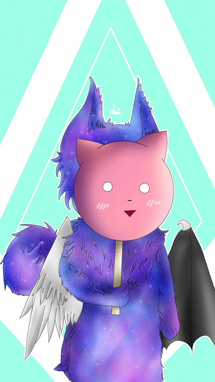 I hide most of my true emotions so i mostly appear as happy :3 (or sometimes people can't tell what my emotions are  ;) ) #myemotion #fridayswithsketch #cat #oc