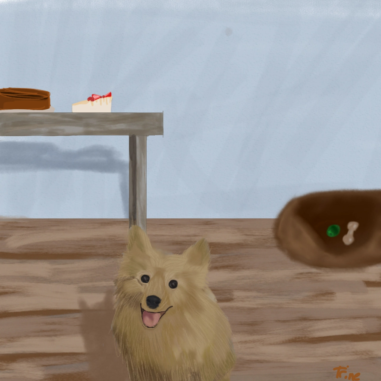 #inktober2018 #weak #weakness #dog For my weak spot is our old dog Negus.    Thank you for the feature ‪@sonysketch‬