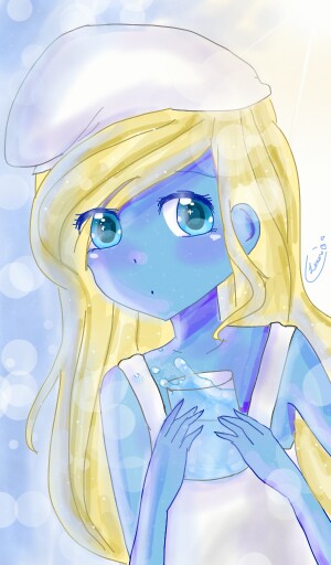 Smurfette ❤ #cleanwater #sketch