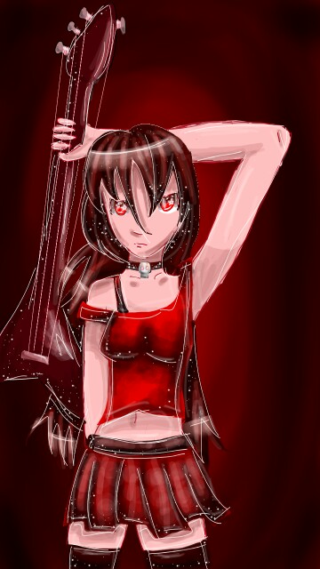 #Redchallenge What do you think about when you picture the color red? I think about guitar solos xD