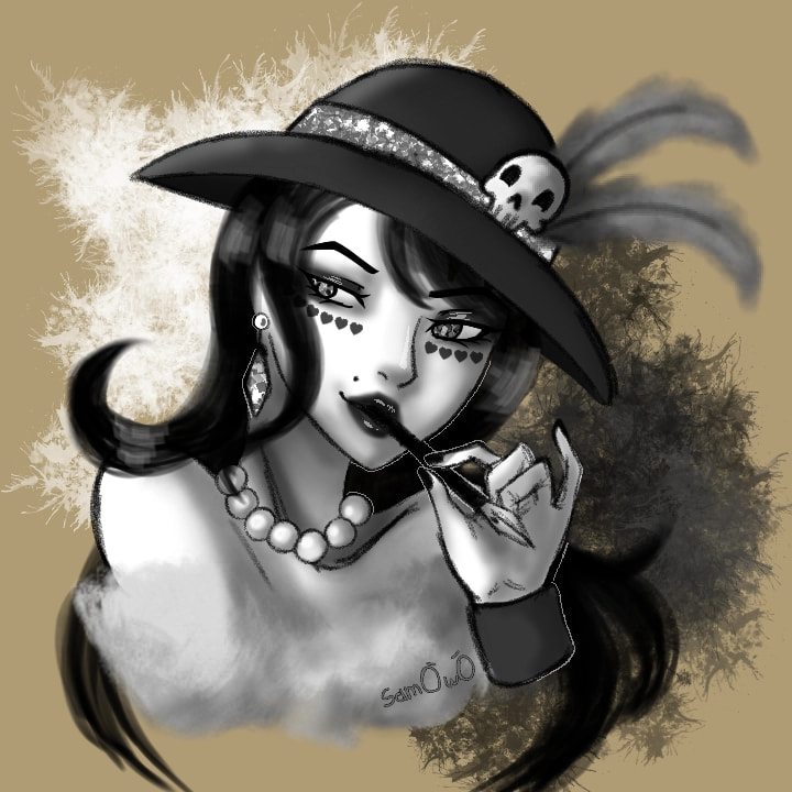 Mano culia >:< #fridayswithsketch #manybrushes #100PercentSketch #blackandwhite #Vintage