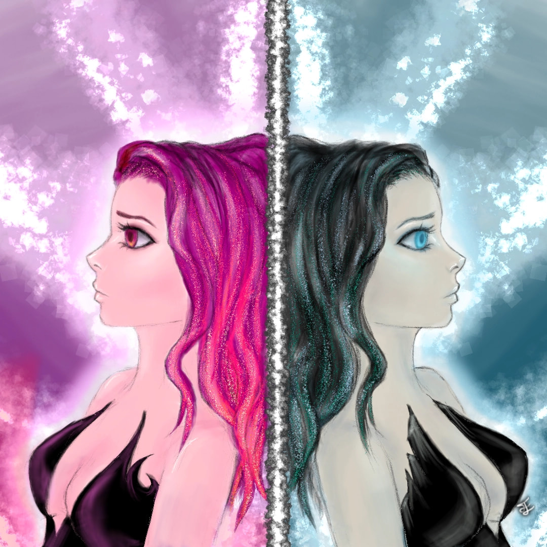 So this challenge is to create an opposite to your oc using your two favorite colors! The other half, the twin flame, the ying yang.  #MyChallenge #fridayswithsketch