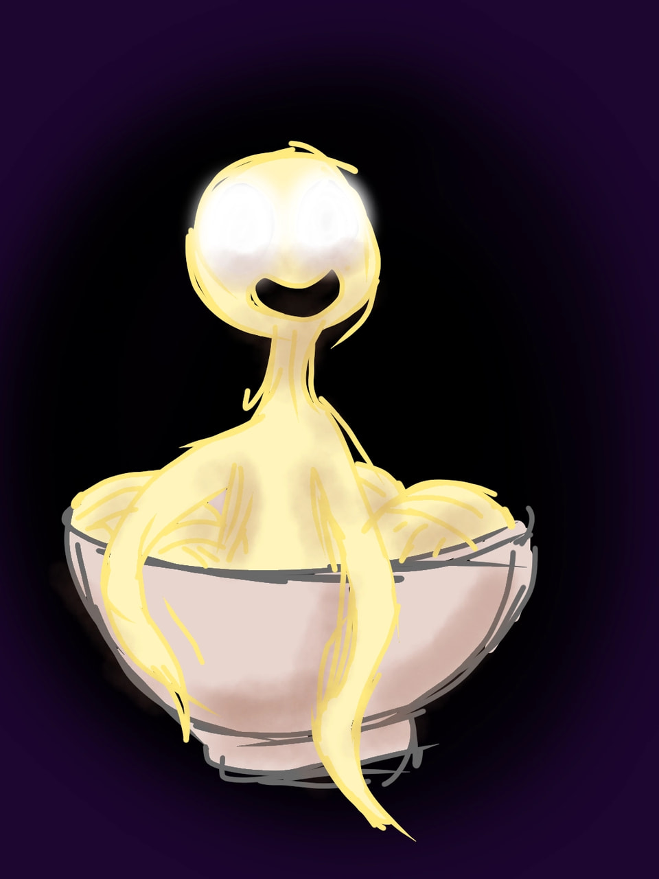 Mythical noodle #mymythology #noodle #fridayswithsketch ‪@sonysketch‬  Edit: oh my gosh what the heck this got featured I just did this as joke. My noodle thing got featured I'm not ok.