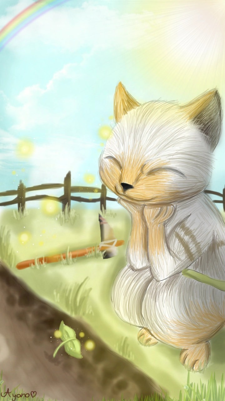 It feels like this is the first drawing I made a complete background for lmao              #monsterhunter #felyne #cat #sketch #myfavgame #fridayswithsketch Thanks for the feature!!💙💖
