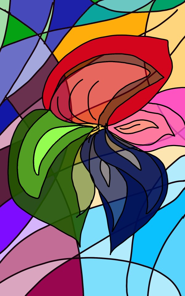 Day 26 #bucketfilltool #dailydecember #abstraction #flower #marikaaria#abstract #MAft