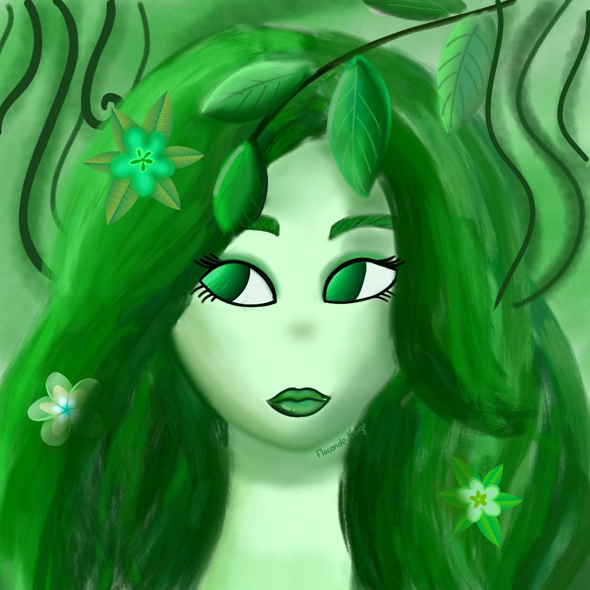 ‪@sonysketch‬ i would like you to like my green girl) #сохры #onecolor #fridayswithsketch omg THANK YOU! #fridaysforfuture