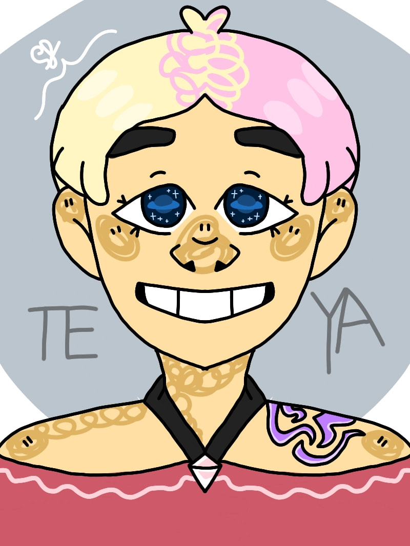 Her name's Teya, and since I can't draw myself (It'd look nothing like me) I drew her😁❤ #portraitchallenge #fridayswithsketch