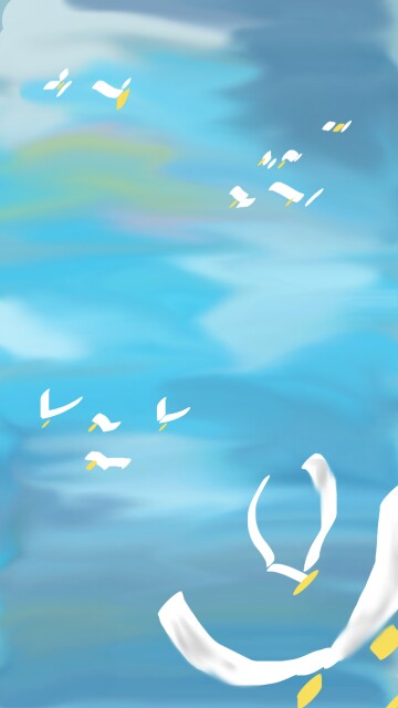 Lève les yeux,  vers les cieux...#sky #blue #bird