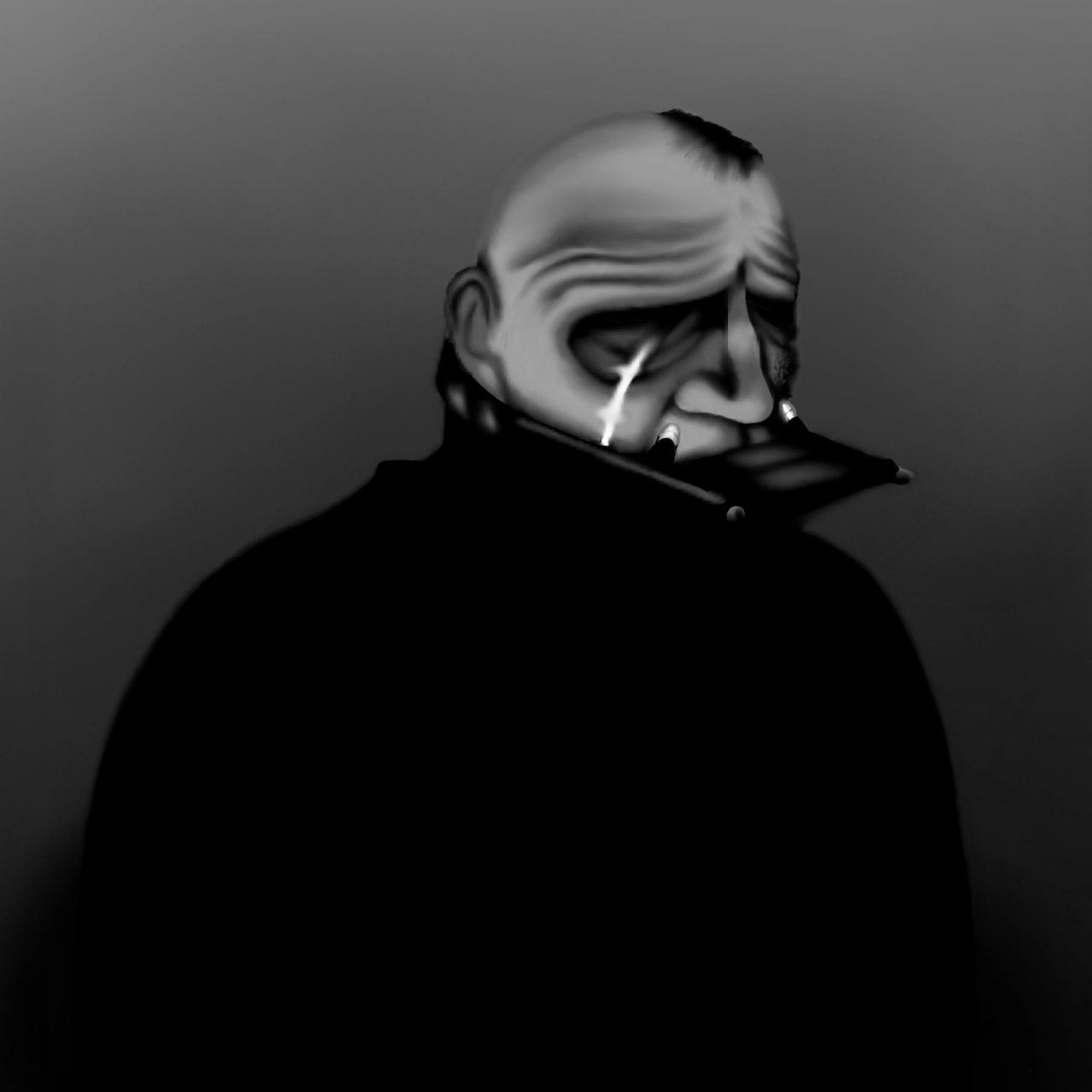 #breakable #inktober #Inktober2018 #Vader #Sadness #darthvader #starwars