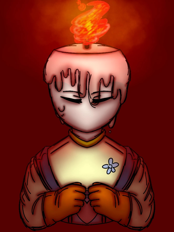 Oof. It's a candle person. #fusionchallenge #fridayswithsketch #DancingMadman