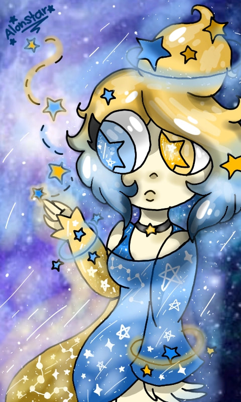 #myobject #fridayswithsketch #Galaxy una estrella 🌟🌟🌟🌠🌠🌠🌠🌠 :3 Ow<