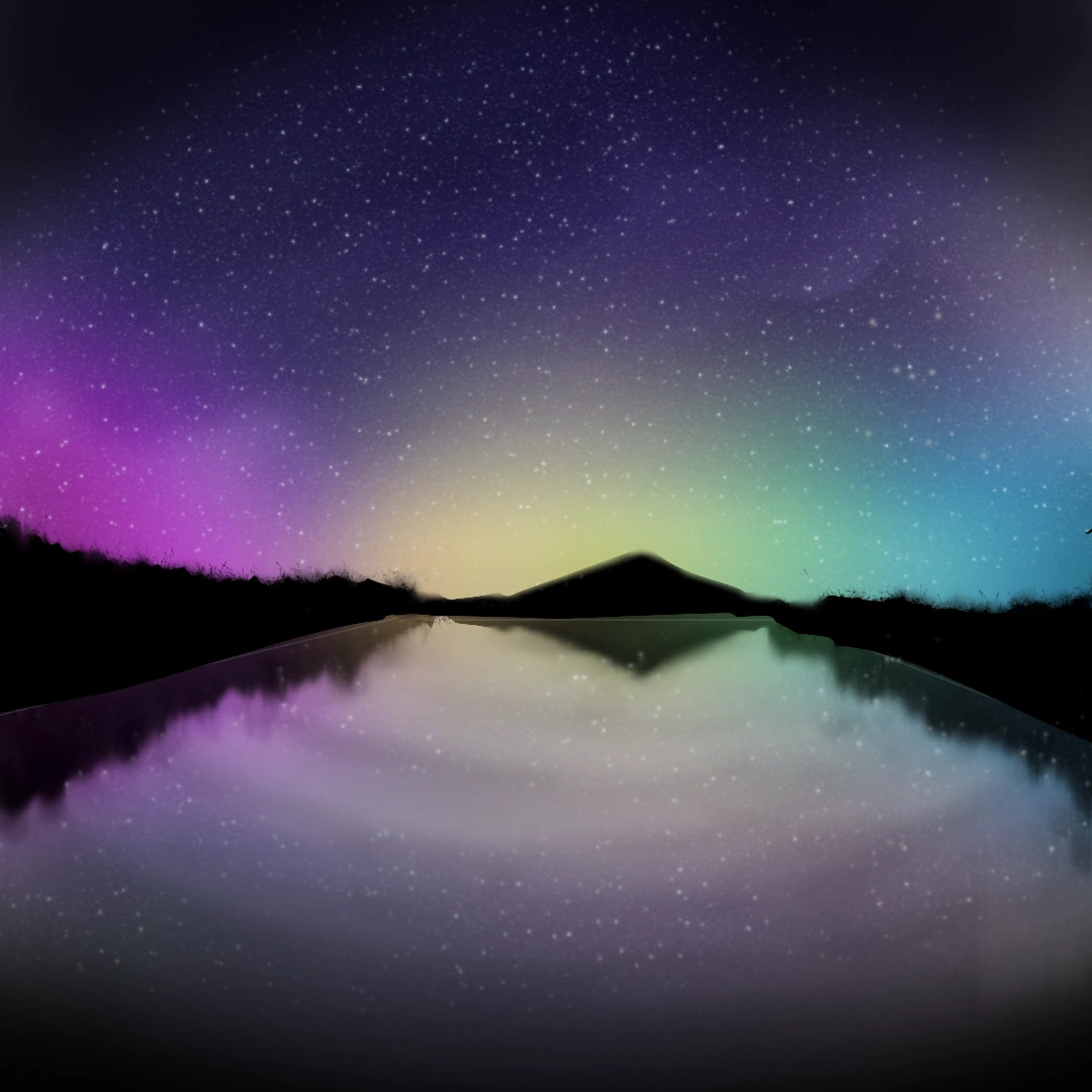 風景さっと描けるので好き。雑さは目を閉じて|_-))))#manycolors #fridayswithsketch