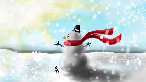 "Do you want to build a snowman?" 🎵⛄  It's the 12th day of #DailyDecember with #SnowmanChallenge #SketchTeam