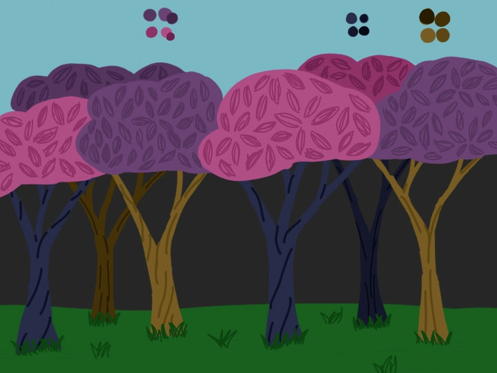 #fridayswithsketch #Deldrin #fridaysforfuture I love nature and all it's pretty colors.