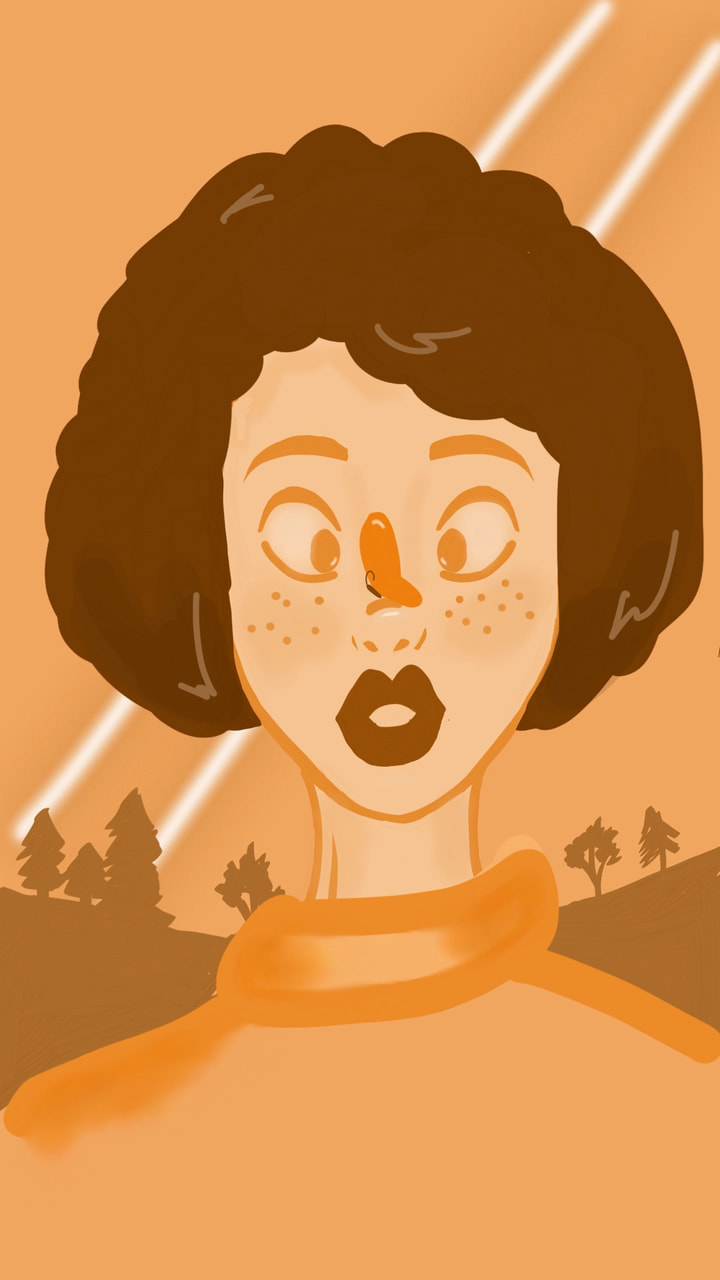#100percentsketch #orangechallenge #colorweek ‪@sonysketch‬  just some fun :)