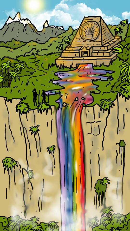 Let there be colour.🌈 And there was colour.😃 #sketchworld #4stepstoz4