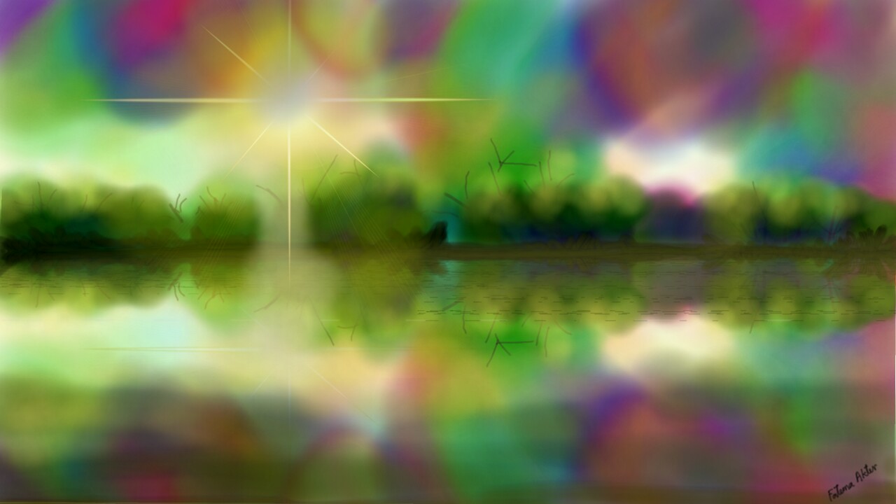 #reflection #of #nature #symmetrytool #sonysketch #fridayswithsketch #abstractchallenge