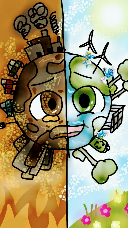 We can only do so much to save the Earth #ClimateAction #SmallSmurfsBigGoals #SonySketch #Sketch