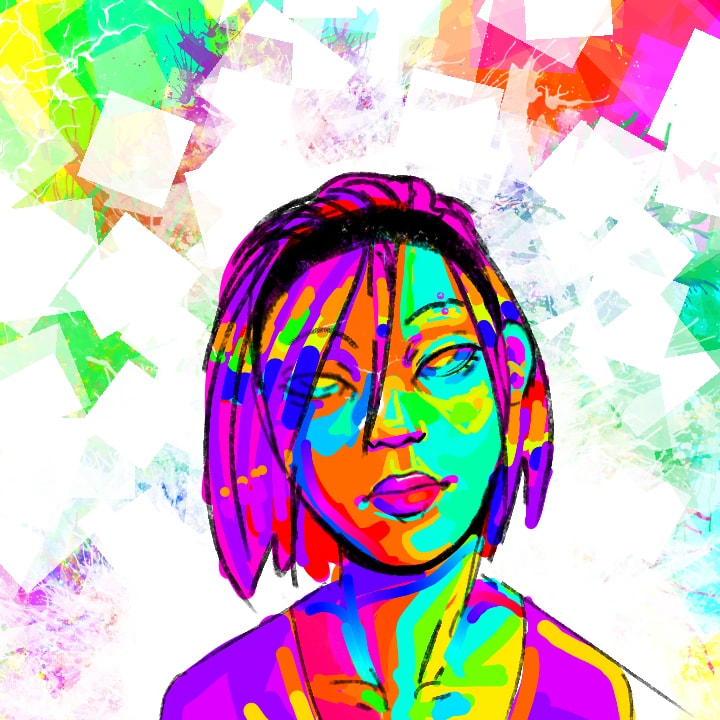 I drew #manycolors #challenge #fridayswithsketch.  But its a bit a #abstract too. And I know. Colors are a neons but i wanted it to be like it #100PercentSketch ‪@sonysketch‬
