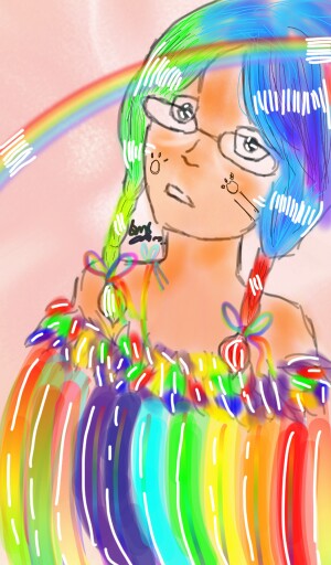 #fridayswithsketch #googleplay  ‪@sonysketch‬  colurful sketch done idea from pinterest  (edit:  for the first time in featured and omggg! Tysm for your support and 110+ likes!!!!!) #bumpysnack