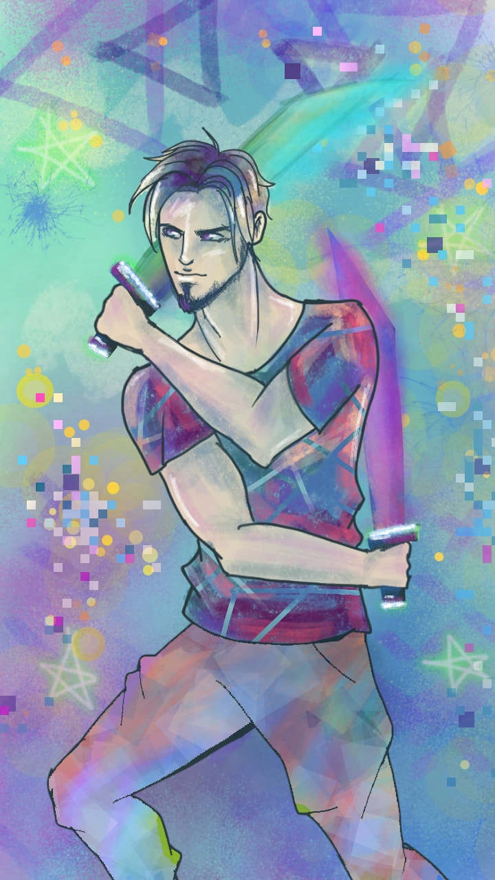 This was ғᴜɴ to draw. I don't know what is this (random)but he looks like pewdiepie ...   #fridayswithsketch #manycolors