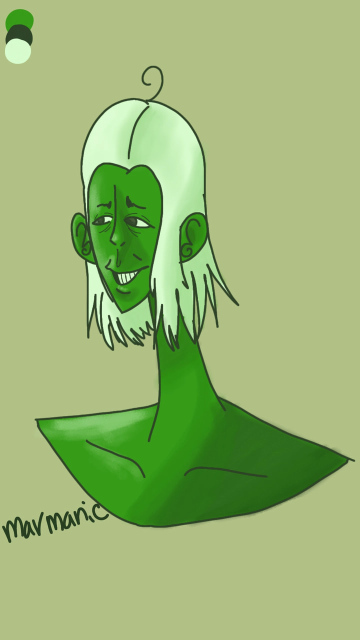I know I'm kinda late for this one but I promised myself that I would do the next #fridayswithsketch #3ColorChallenge ‪@sonysketch‬ #myart #digitalart #green #pencil