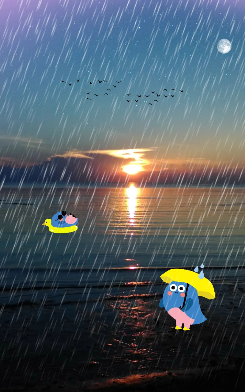 This is kind of abstract, isn't it? #fridayswithsketch #photochallenge #Weird #abstract #otto #rain #sunset