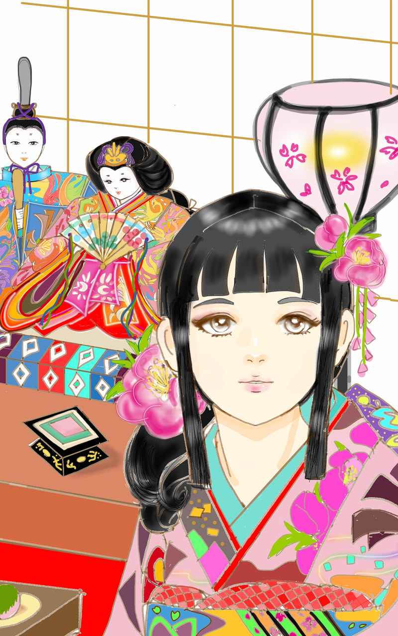 3月3日は"ひな祭り"ですね😆前はお飾りしましたが今は簡単に済ませています😅色塗りするの疲れました😥 #ひな祭り #Hinamatsuri #dolls #myroom #fridayswithsketch #sonysketch